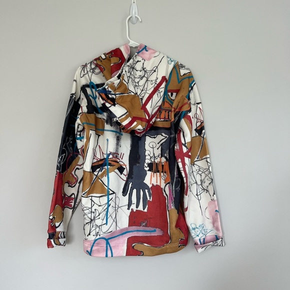 Basquiat "A-One" Unisex Hoodie Rome Pays Off - Picture 5 of 13